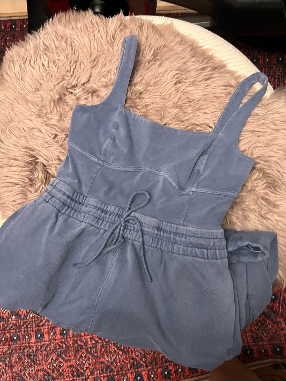 Free People Inbound Onesie Slate Blue